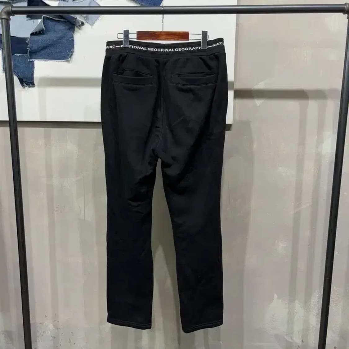 (31~33인치) 내셔널지오그래픽 아웃도어 기모 밴딩 바지 팬츠 상품이미지3