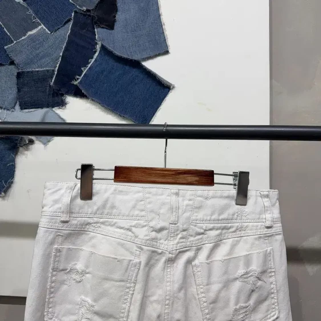(30인치) 타임 한섬 여성 캐주얼 디스트로이드진 청바지 상품이미지5