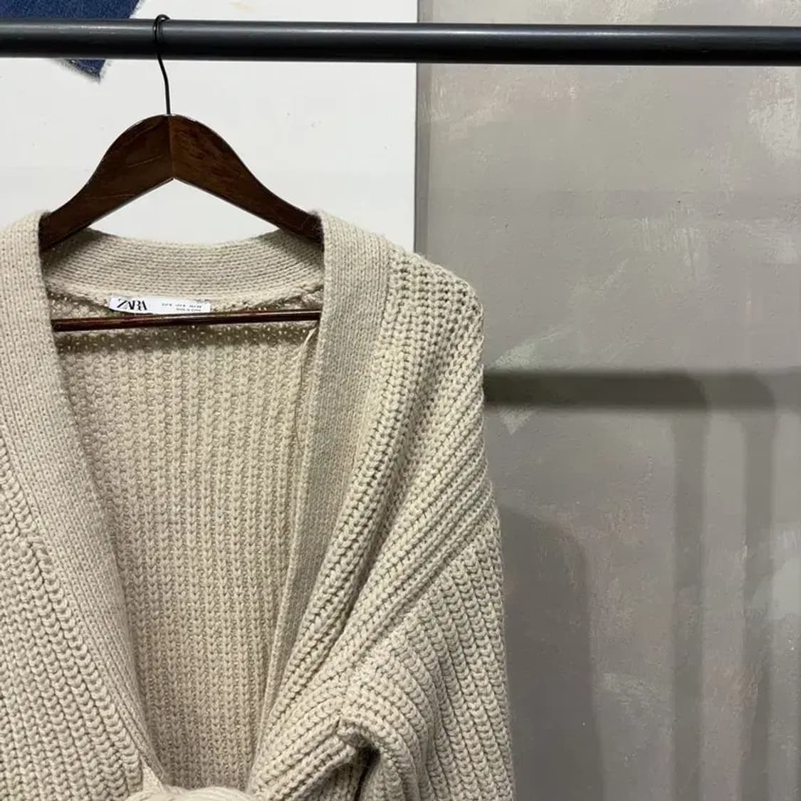 (95) 자라 ZARA 여성 캐주얼 타이 니트 가디건 상품이미지3