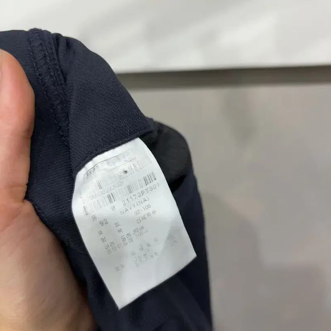 (35인치) 팬텀 골프 캐주얼 네이비 슬랙스 바지 팬츠 상품이미지5