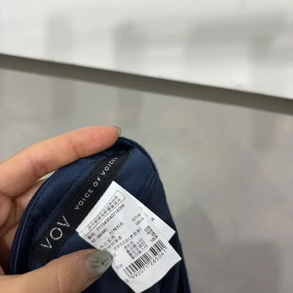 (27인치) 보브 VOV 여성 캐주얼 더블버튼 반바지 숏팬츠 상품이미지5
