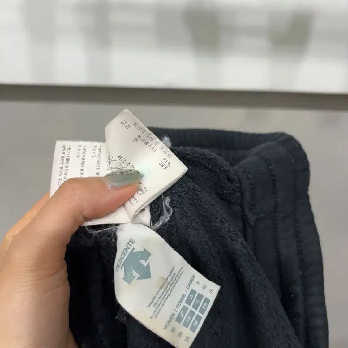 (25~27인치) 데상트 여성 밴딩 기모 트레이닝팬츠 운동바지 상품이미지6