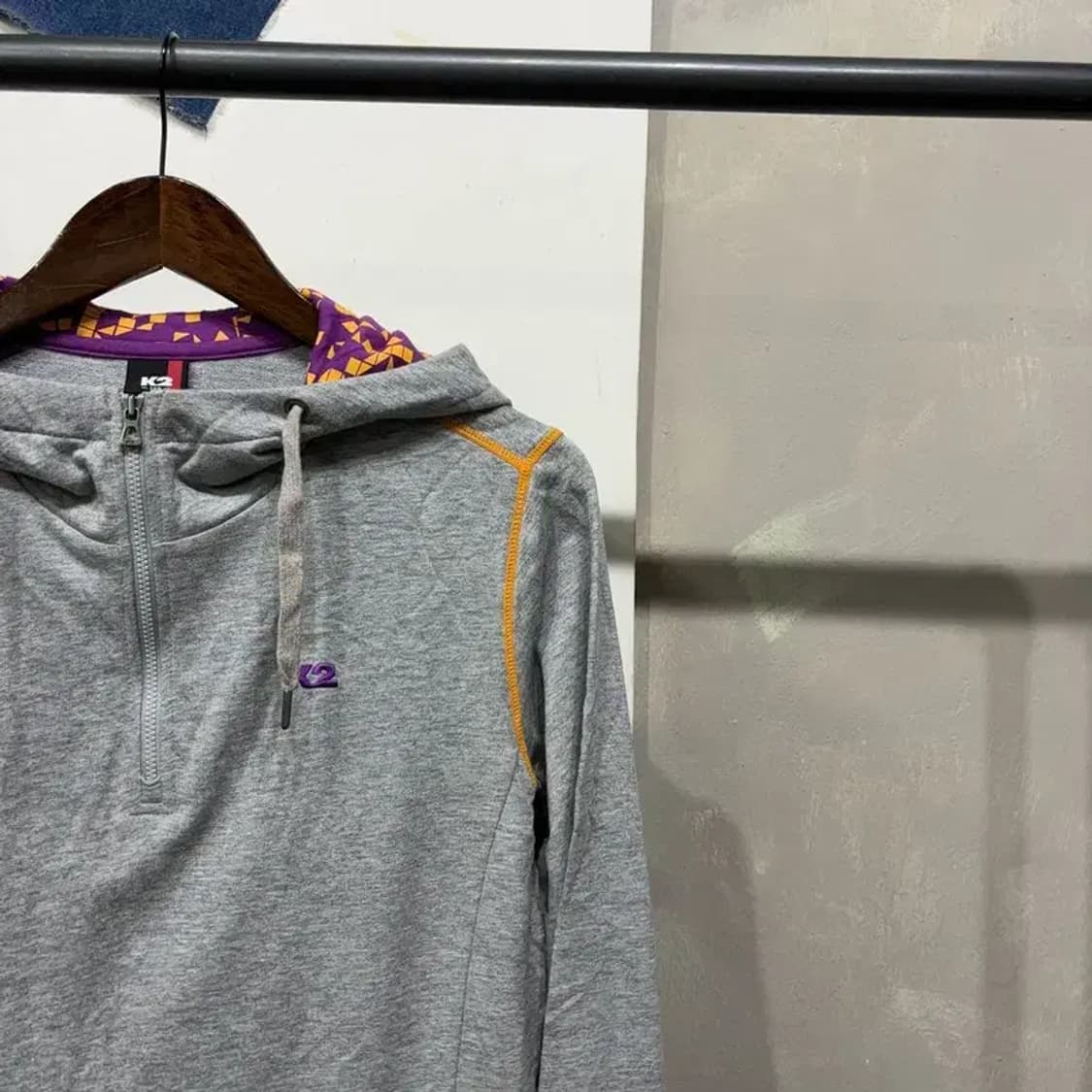 (100) K2 케이투 등산 아웃도어 자수 후드티 상품이미지3