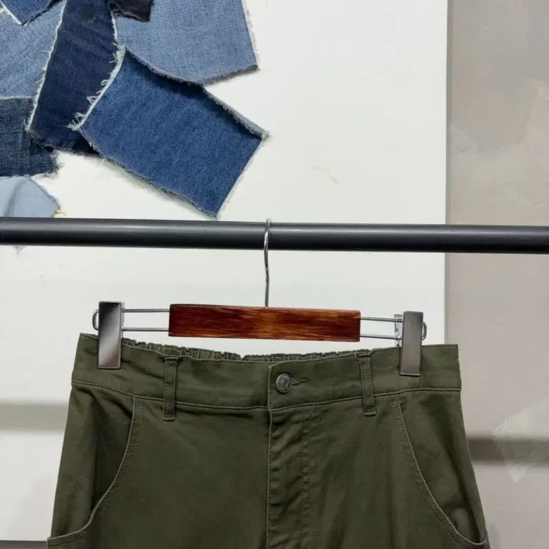 (28~30인치) 콜롬비아 유니버시티 밴딩 카고팬츠 바지 상품이미지2