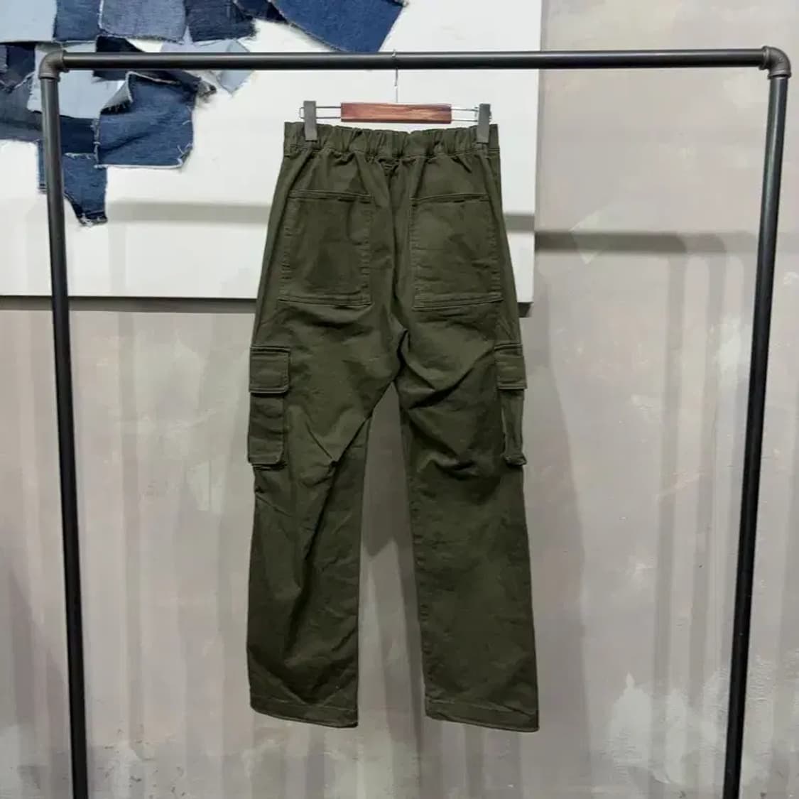 (28~30인치) 콜롬비아 유니버시티 밴딩 카고팬츠 바지 상품이미지4