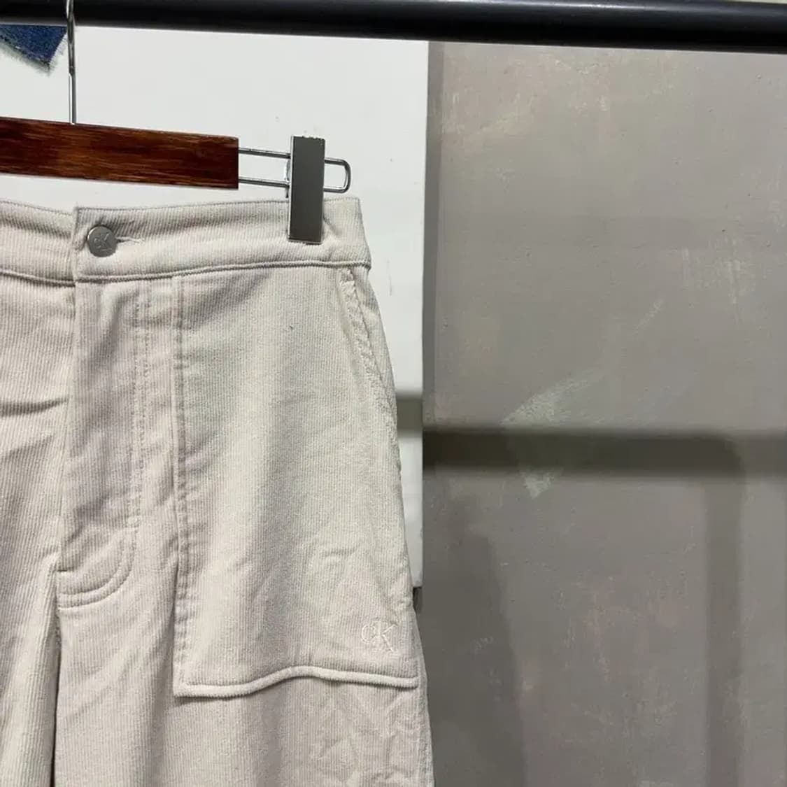 (24~26인치) 캘빈클라인 CK 여성 밴딩 골덴 코듀로이 팬츠 바지 상품이미지3