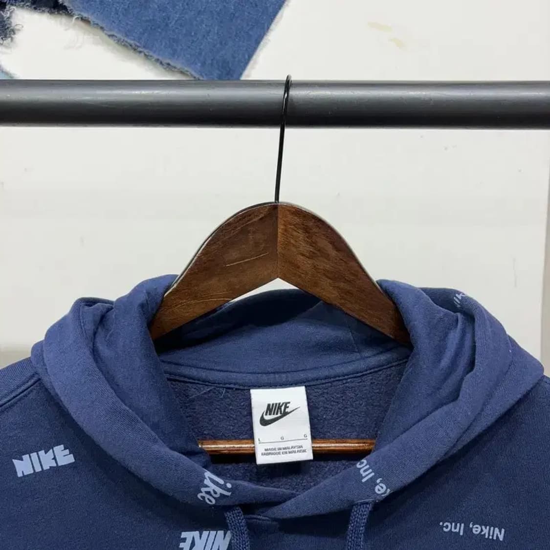 (100) 나이키 스트릿 프린팅 기모 후드티 상품이미지2