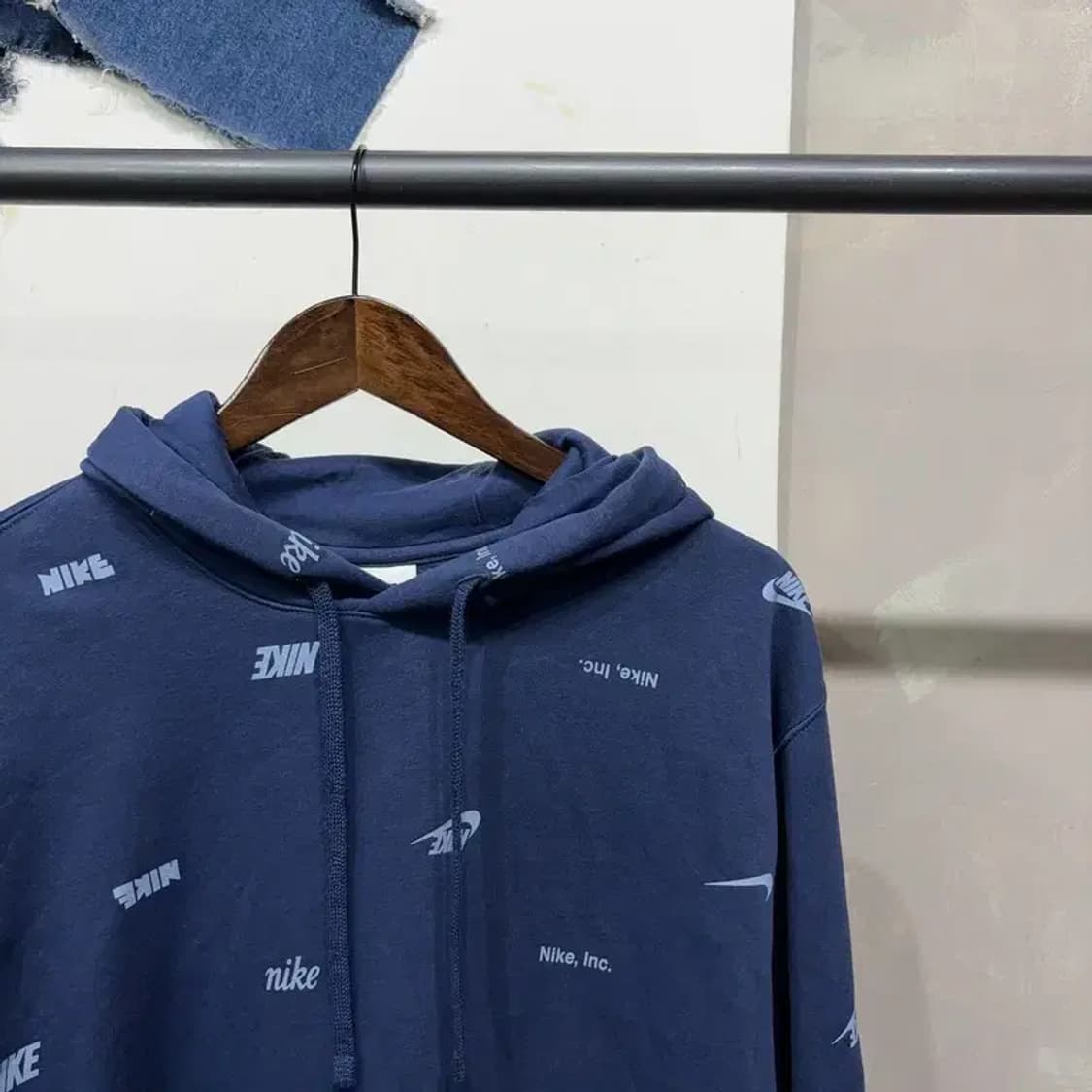 (100) 나이키 스트릿 프린팅 기모 후드티 상품이미지3