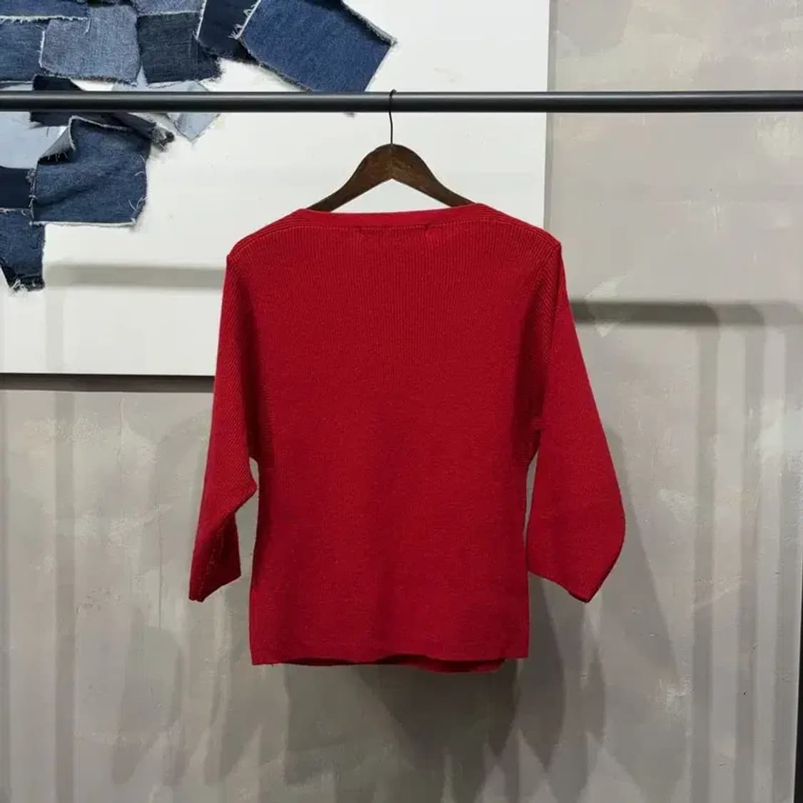 (95) 유니클로 르메르 여성 보트넥 7부 니트 상품이미지4