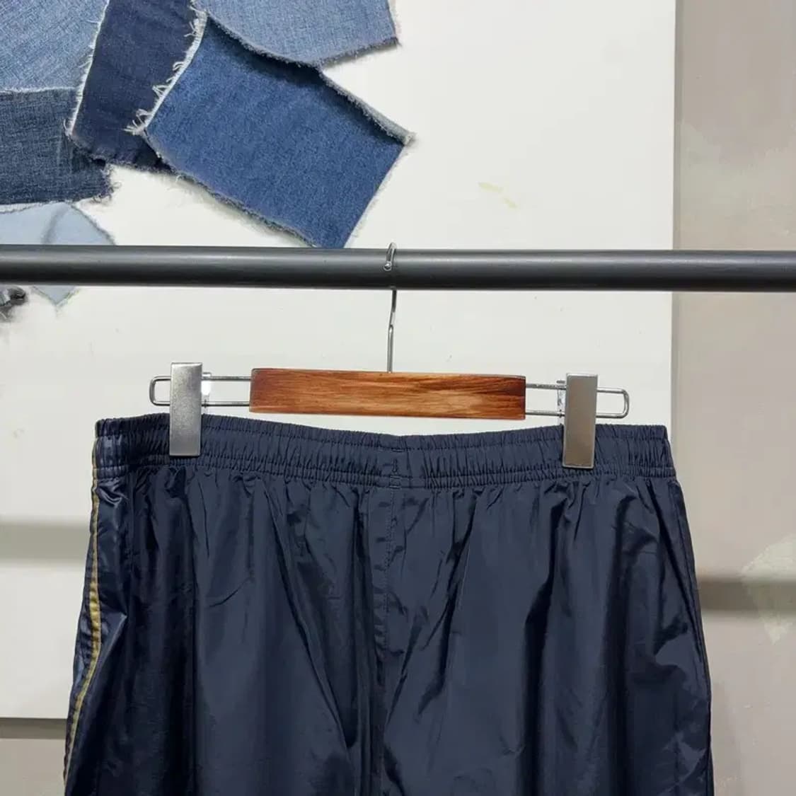 (32~34인치) 리복 올드스쿨 밴딩 트레이닝팬츠 운동바지 상품이미지4