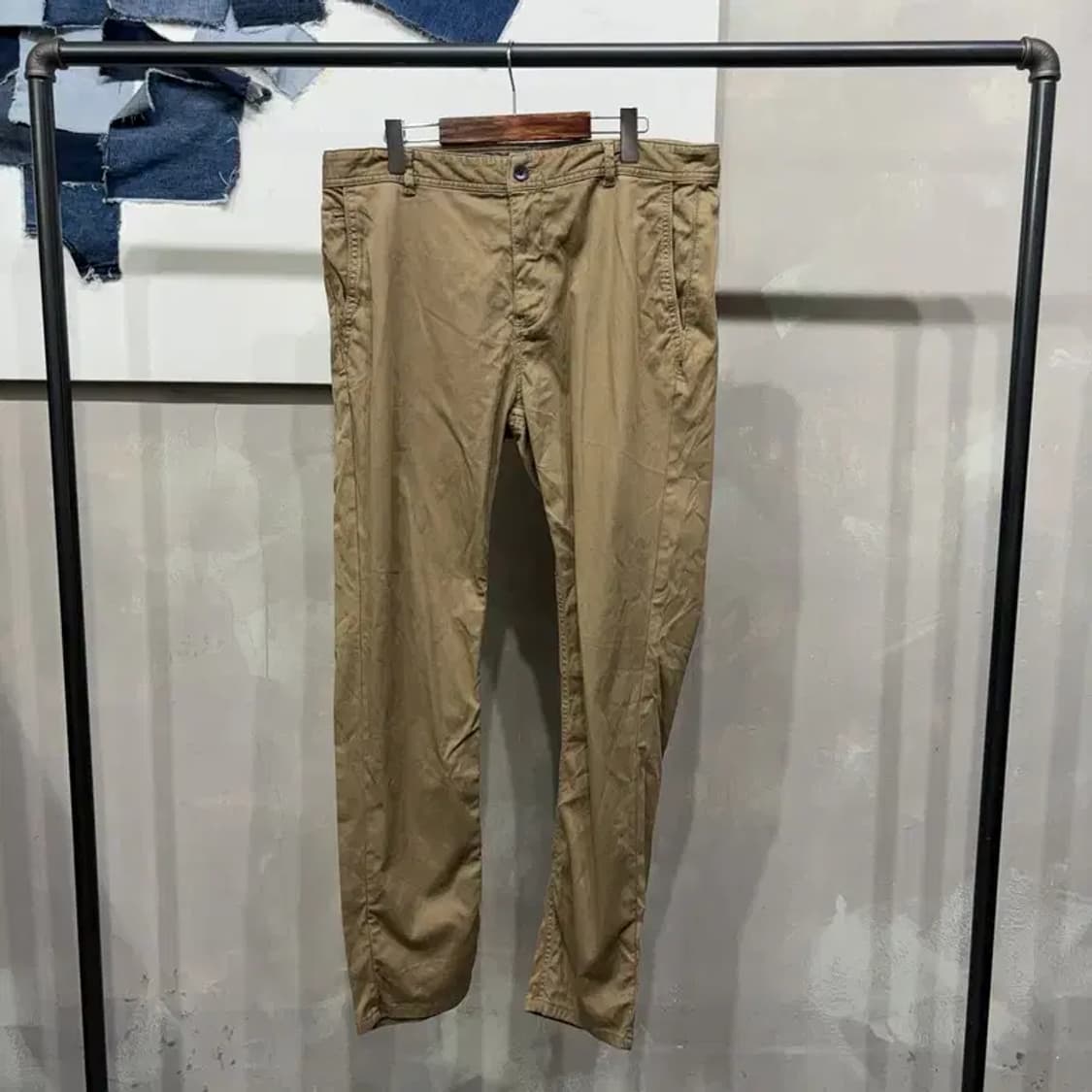 (36인치) 자라 ZARA 빅사이즈 면바지 치노팬츠 상품이미지1