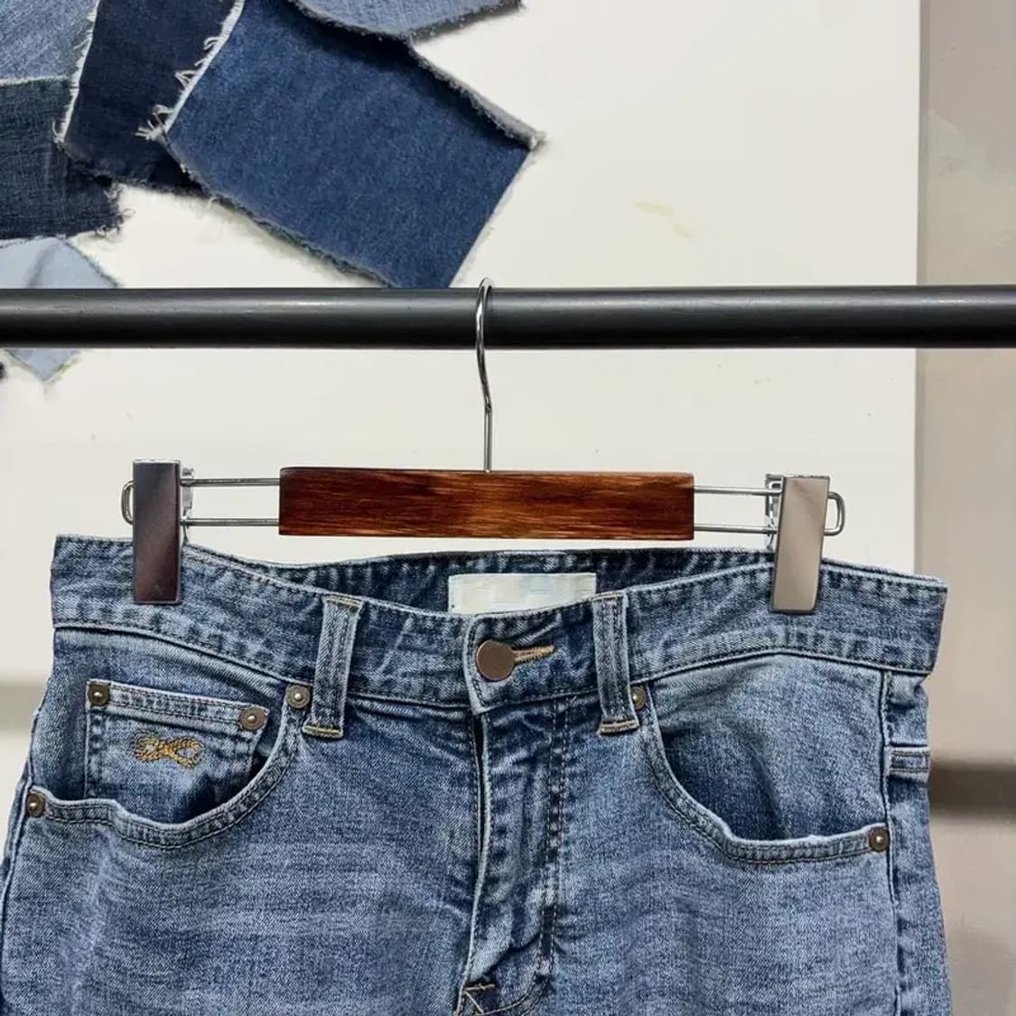 (30인치) 플랙진 캐주얼 스트릿 스판 청바지 데님팬츠 상품이미지2