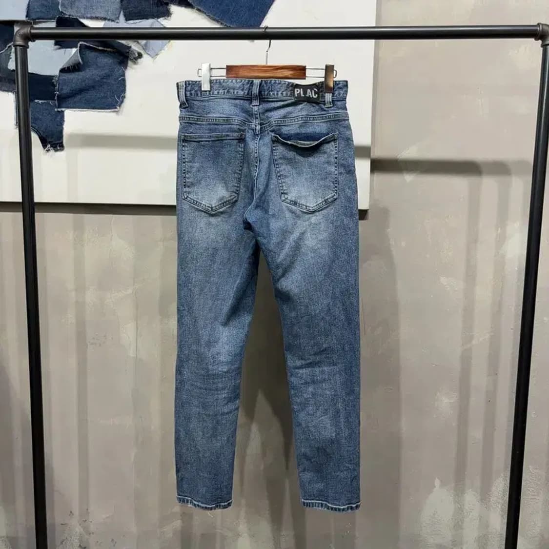(30인치) 플랙진 캐주얼 스트릿 스판 청바지 데님팬츠 상품이미지3