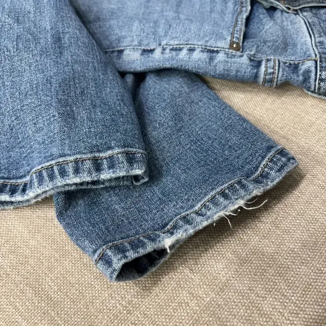 (30인치) 플랙진 캐주얼 스트릿 스판 청바지 데님팬츠 상품이미지8