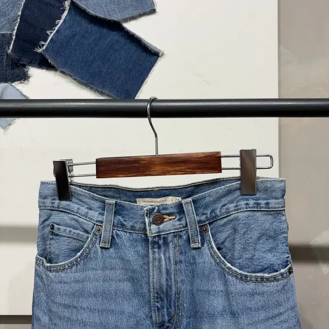 (24인치) 리바이스 여성 BAGGY 부츠컷 청바지 데님팬츠 상품이미지2