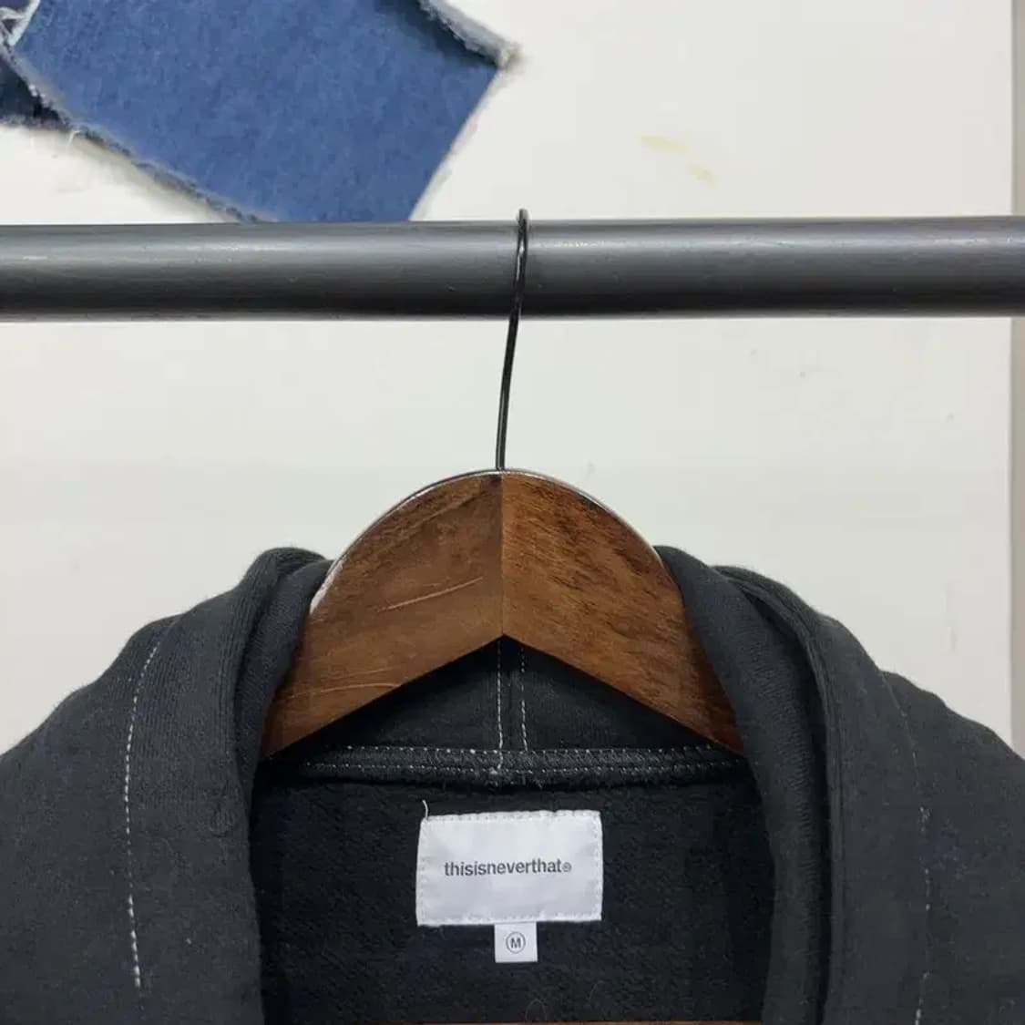 (95) 디스이즈네버댓 디네댓 스티치 기모 후드티 상품이미지2