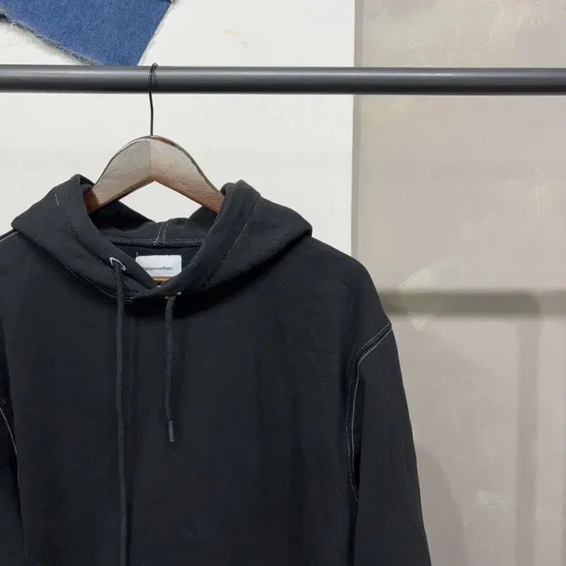 (95) 디스이즈네버댓 디네댓 스티치 기모 후드티 상품이미지3