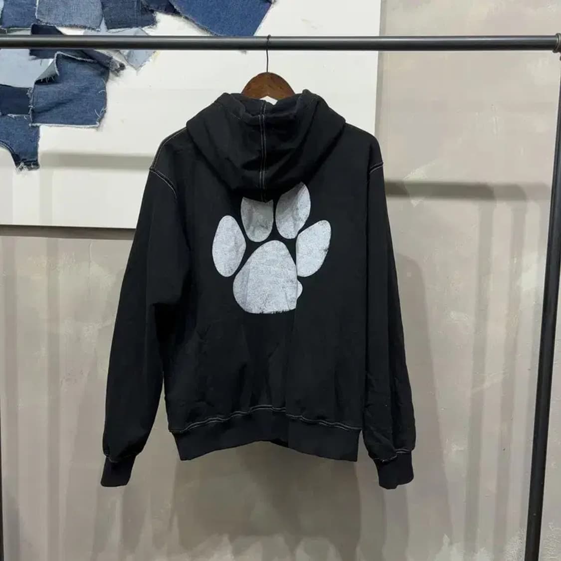 (95) 디스이즈네버댓 디네댓 스티치 기모 후드티 상품이미지4