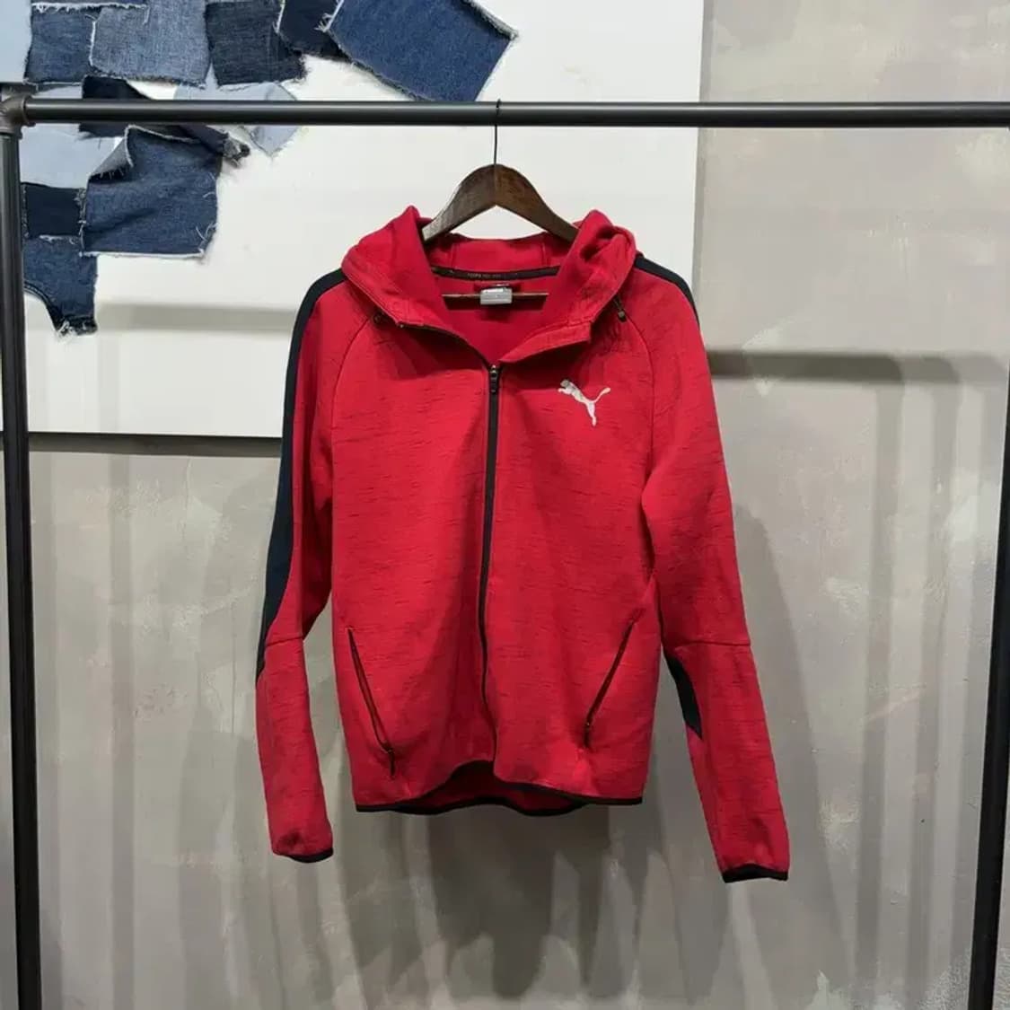 (95) 퓨마 스포츠 운동 후드집업 자켓 상품이미지1