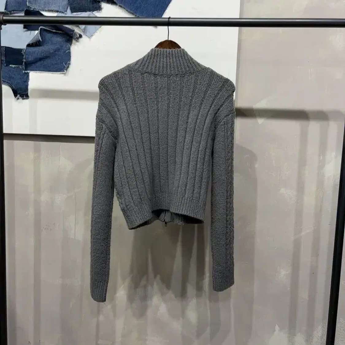 (85) 에잇세컨즈 여성 캐주얼 크롭 니트집업 자켓 상품이미지4