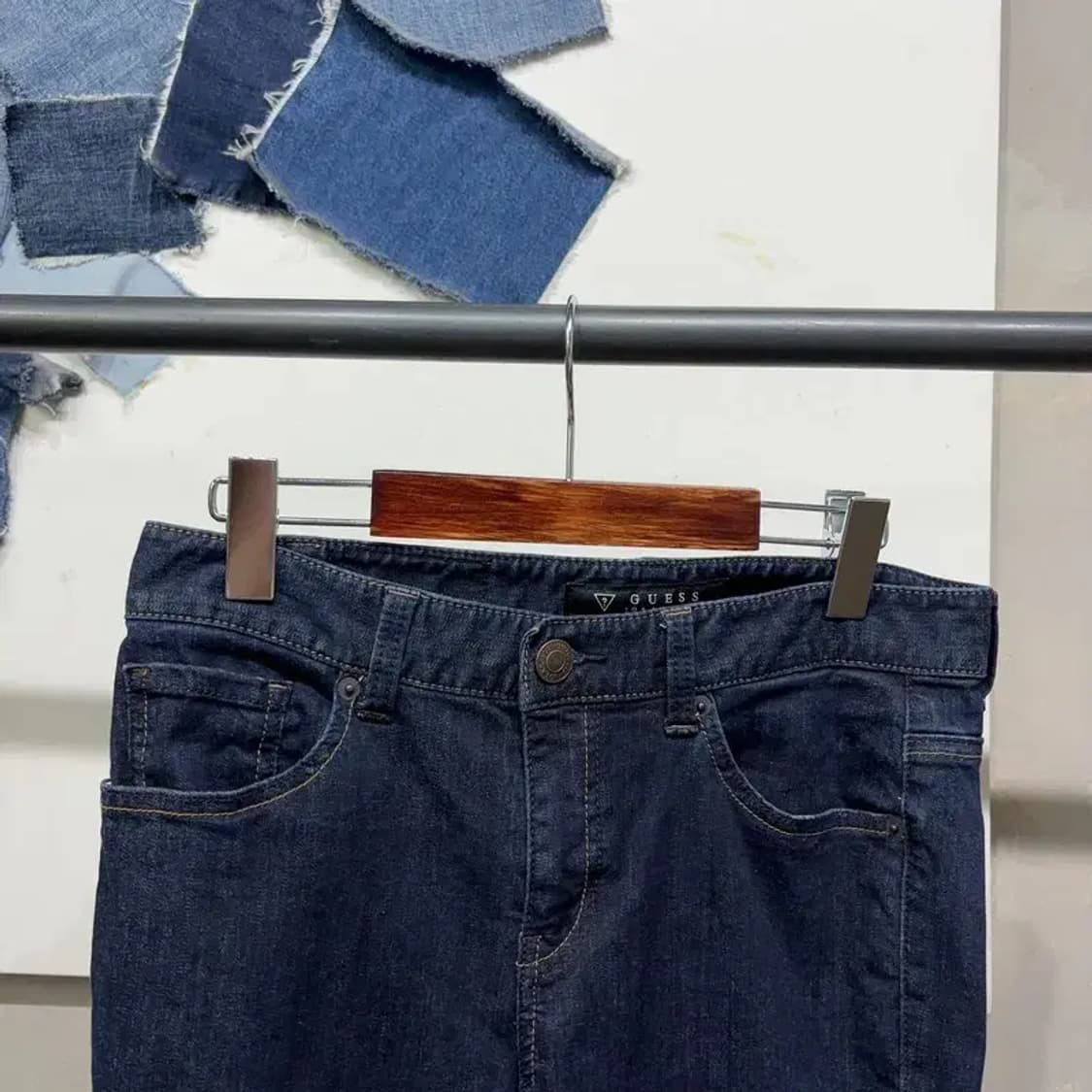 (30인치) 게스 여성 캐주얼 스트릿 스판 청바지 데님팬츠 상품이미지2