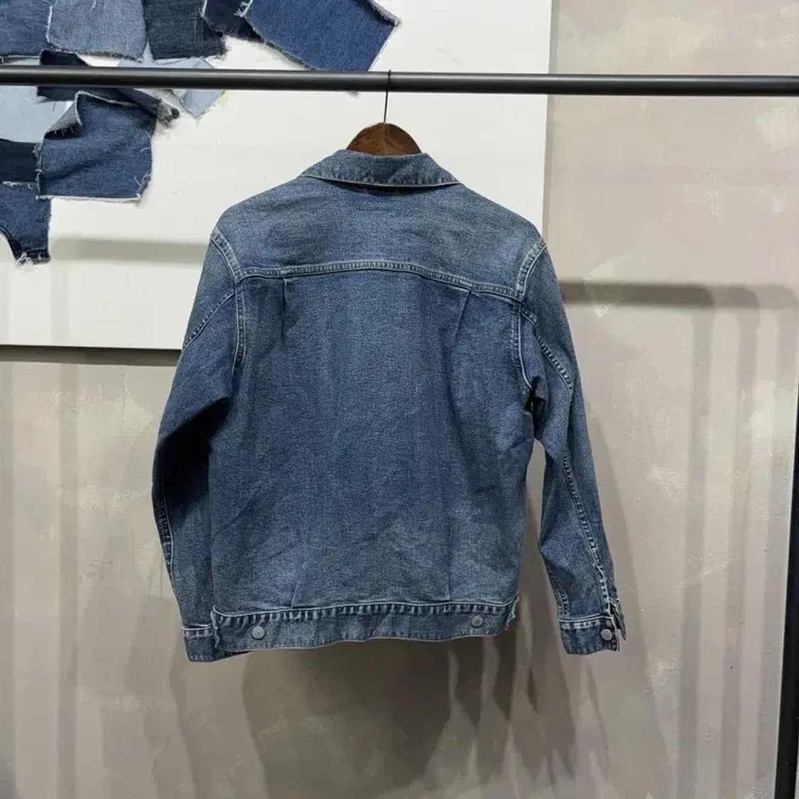 (95) 유니클로 스트릿 데님 트러커 청자켓 상품이미지4