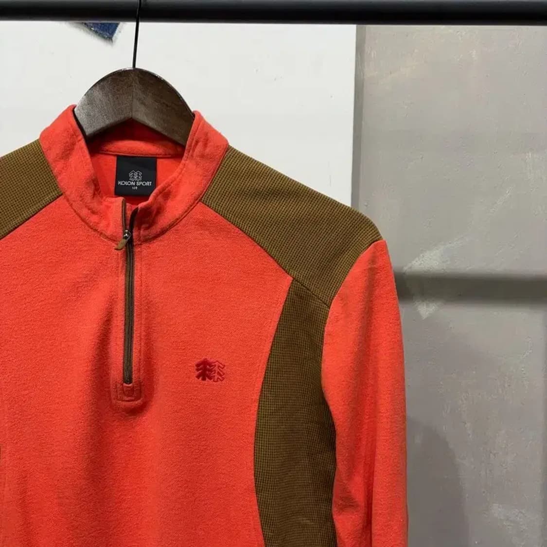 (100) 코오롱스포츠 여성 등산 반집업 긴팔 티 상품이미지4