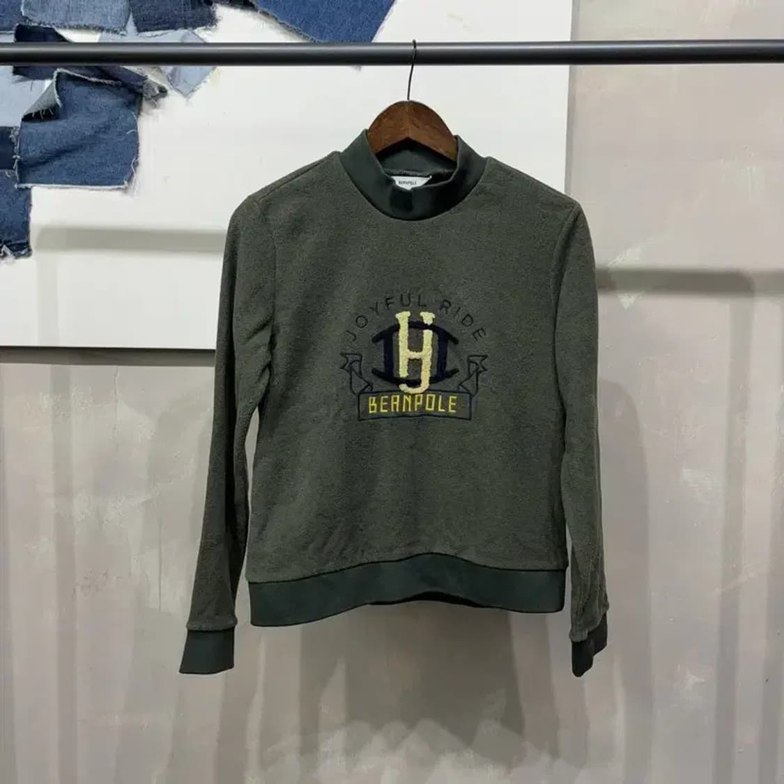 (95) 빈폴 여성 후리스 기모 모크넥 맨투맨 상품이미지1