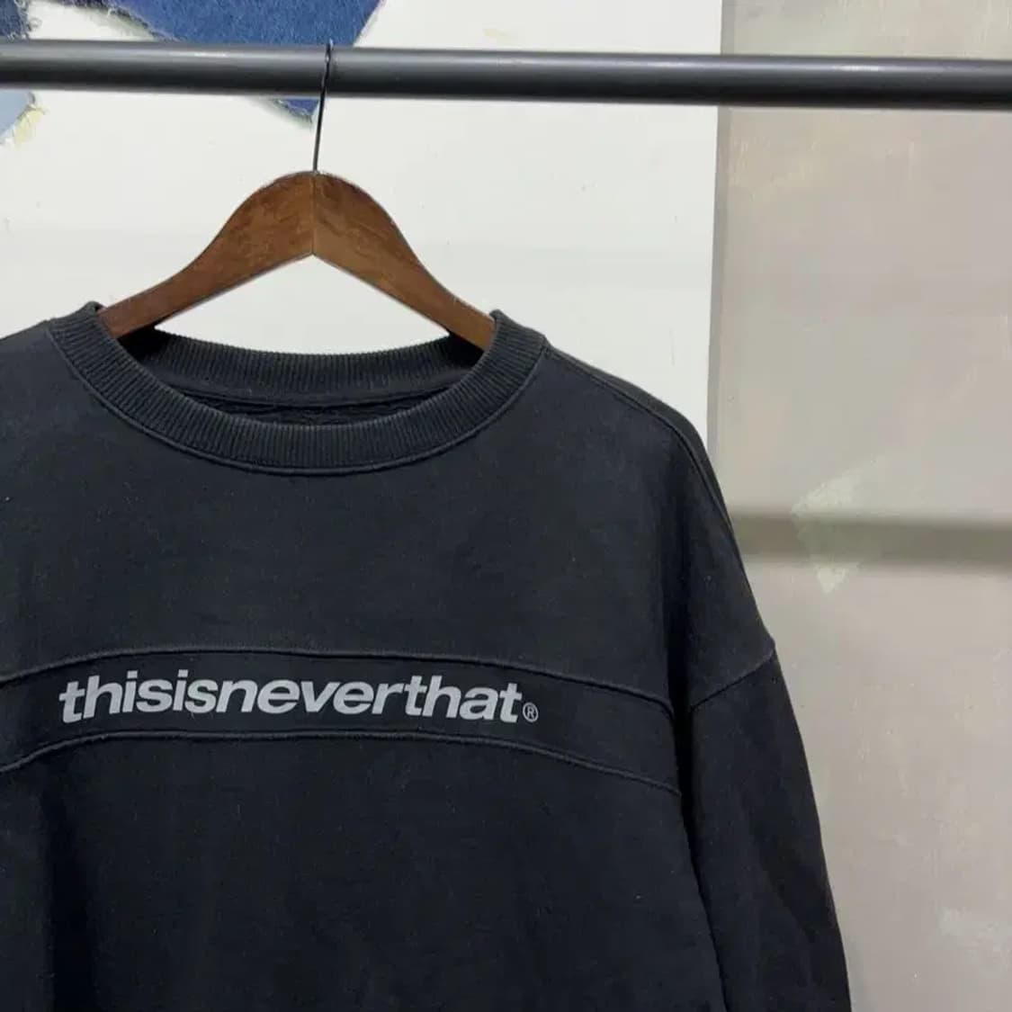 (105) 디스이즈네버댓 디네댓 기모 프린팅 맨투맨 긴팔티 상품이미지3