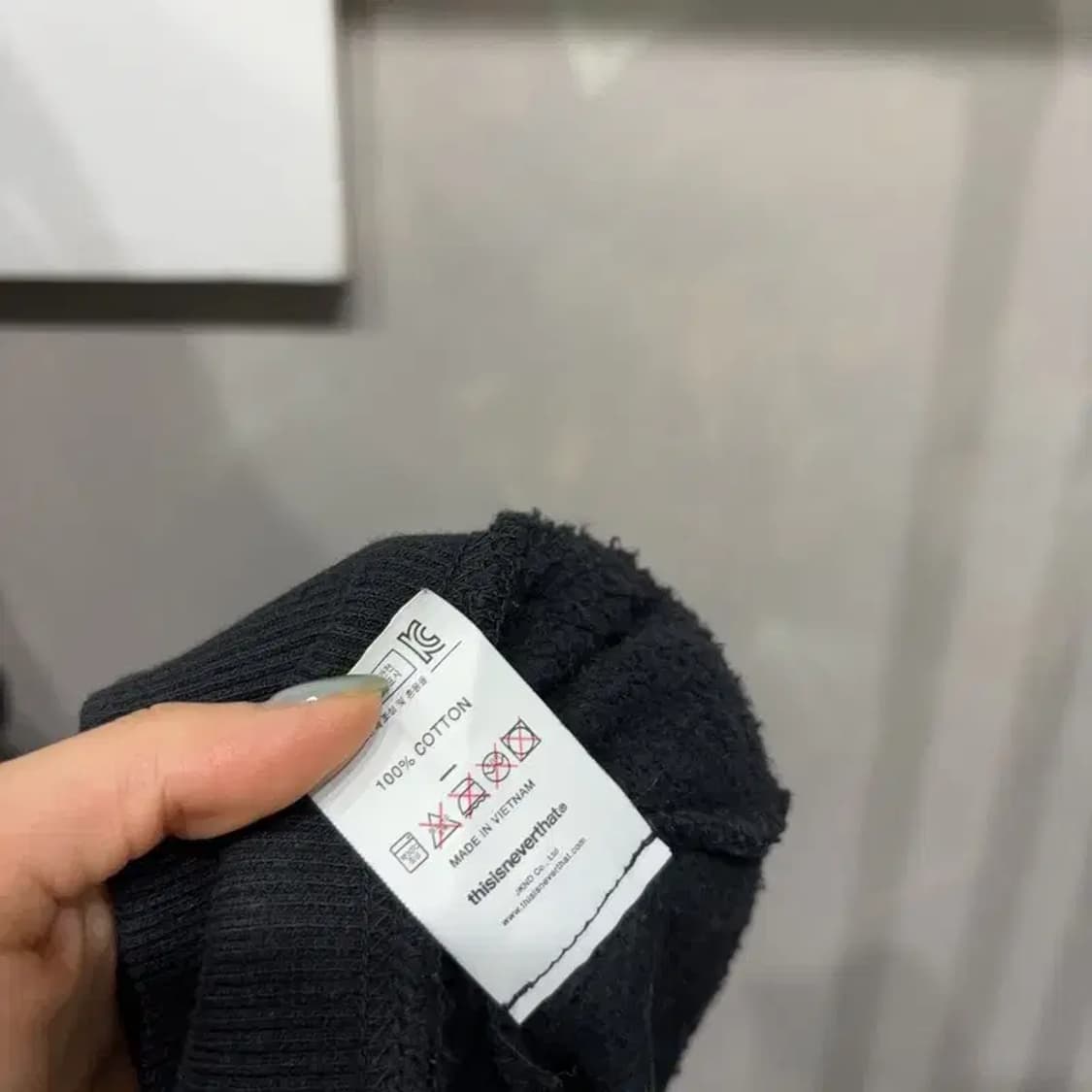 (105) 디스이즈네버댓 디네댓 기모 프린팅 맨투맨 긴팔티 상품이미지5