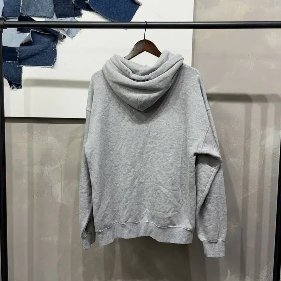 (100) 예일 캐주얼 스트릿 기모 자수 후드티 상품이미지3