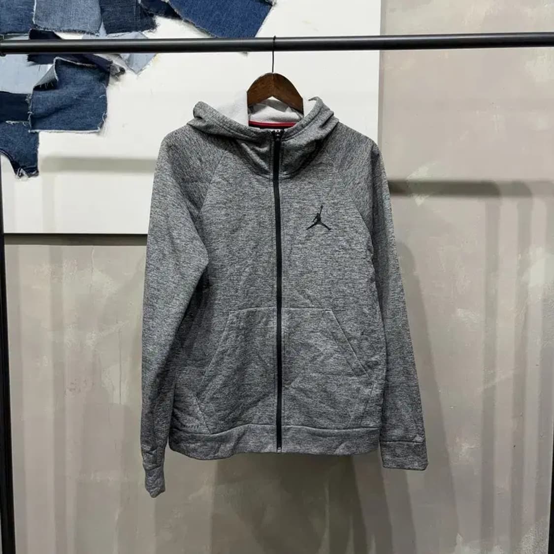(100) 나이키 조던 기모 후드집업 자켓 상품이미지1
