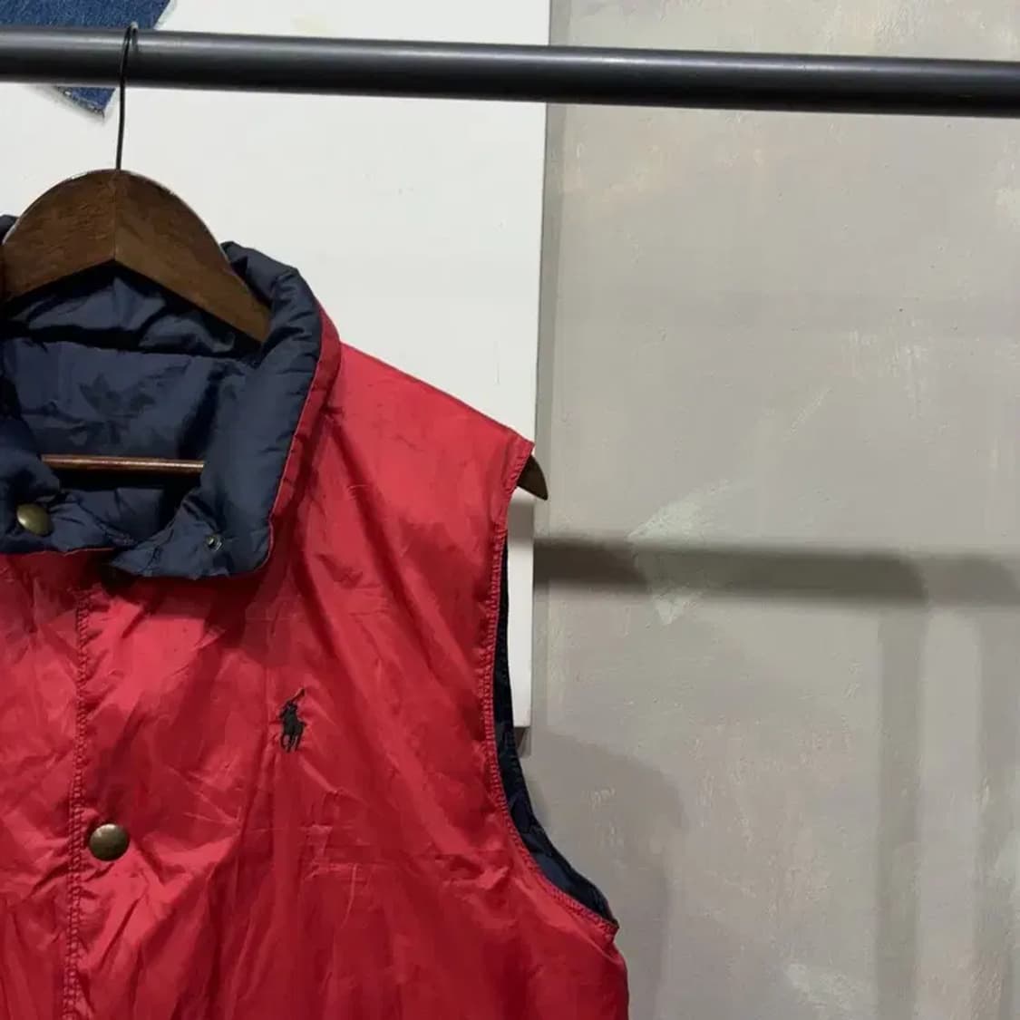 (100) 폴로 랄프로렌 리버시블 양면 다운 패딩조끼 상품이미지5