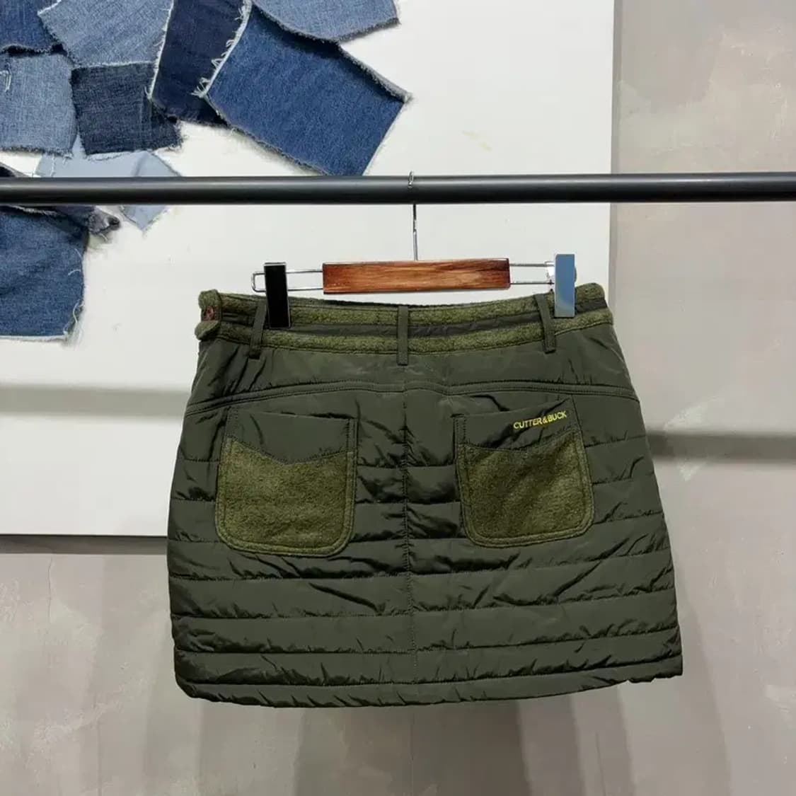 (30인치) 커터앤벅 여성 골프 패딩 미니스커트 치마 상품이미지3