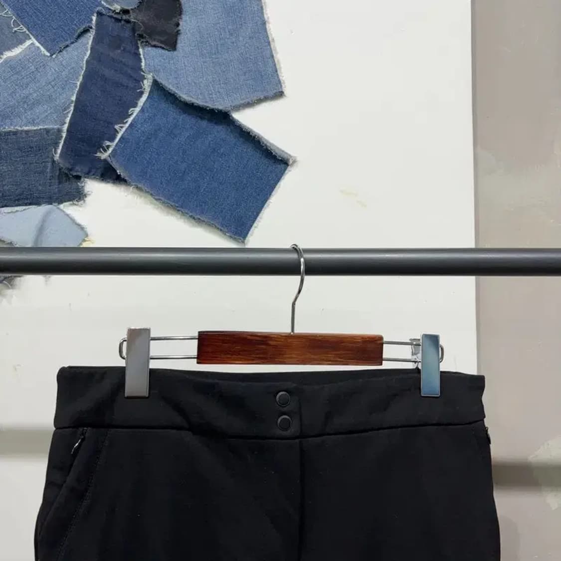 (30~32인치) 칼라거펠트 여성 기모 밴딩 슬랙스 바지 팬츠 상품이미지2