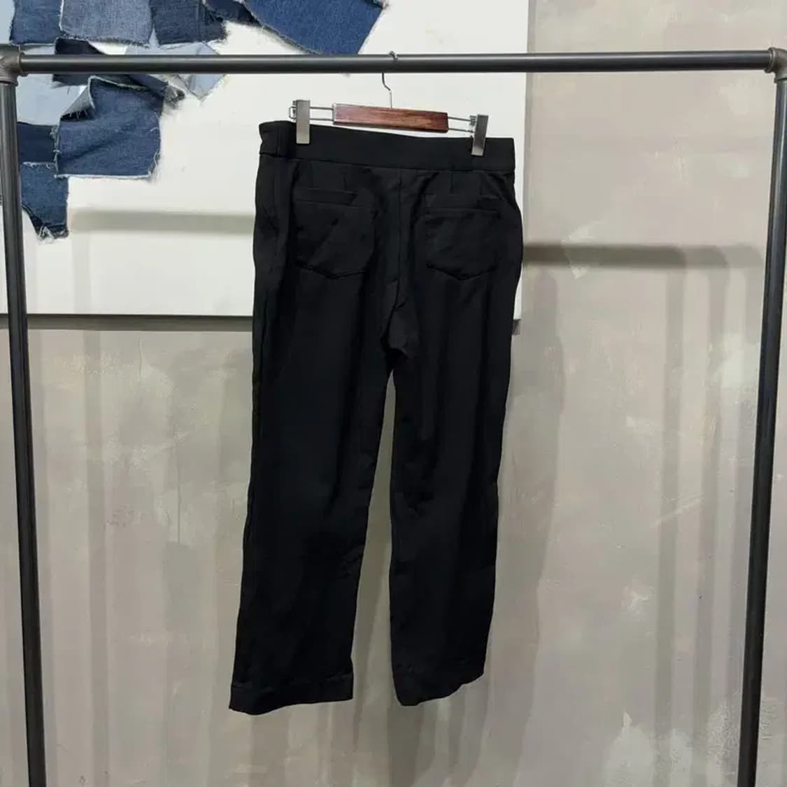 (30~32인치) 칼라거펠트 여성 기모 밴딩 슬랙스 바지 팬츠 상품이미지3