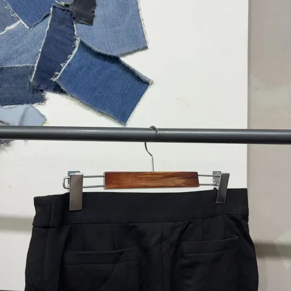 (30~32인치) 칼라거펠트 여성 기모 밴딩 슬랙스 바지 팬츠 상품이미지4