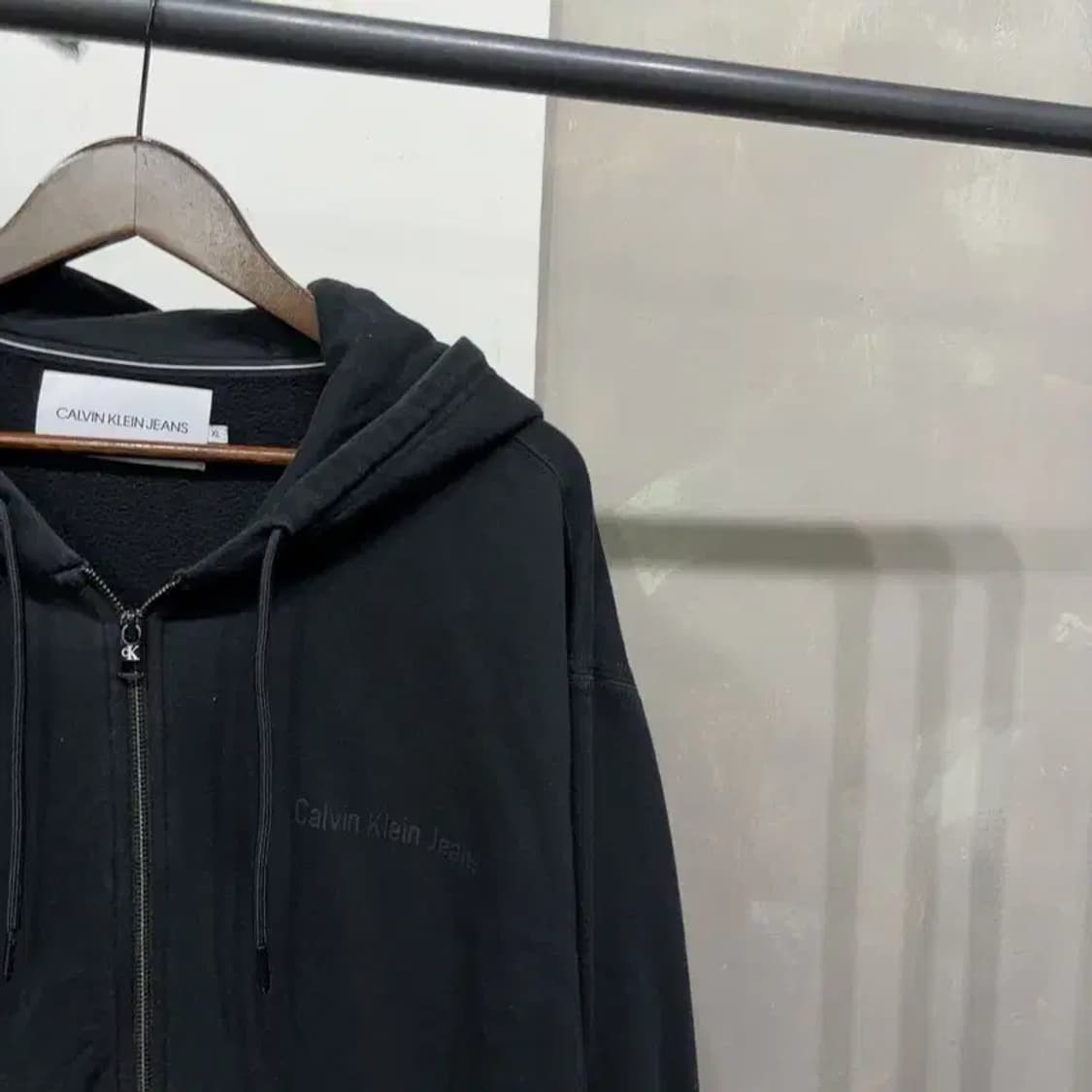(105) 캘빈클라인 CK 캐주얼 기모 후드집업 자켓 상품이미지3