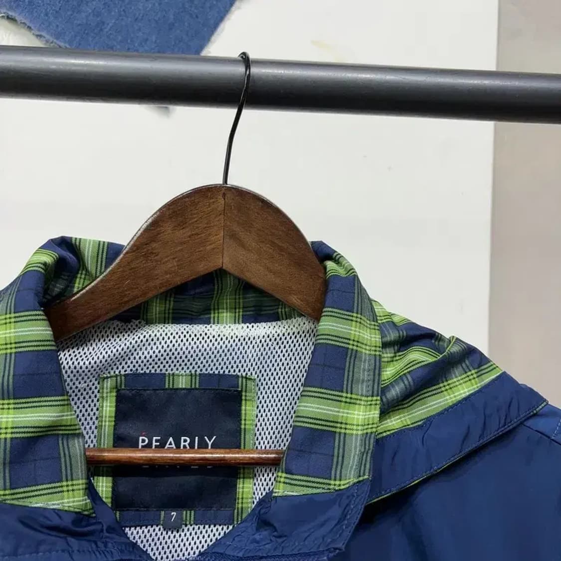 (105) 파리게이츠 골프 캐주얼 체크 바람막이 자켓 상품이미지2