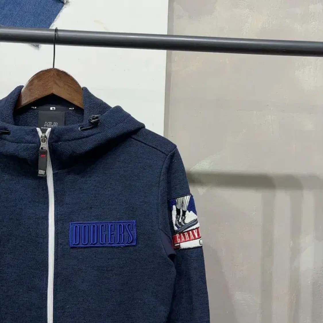 (95) MLB 캐주얼 야구 후리스 후드집업 자켓 상품이미지3