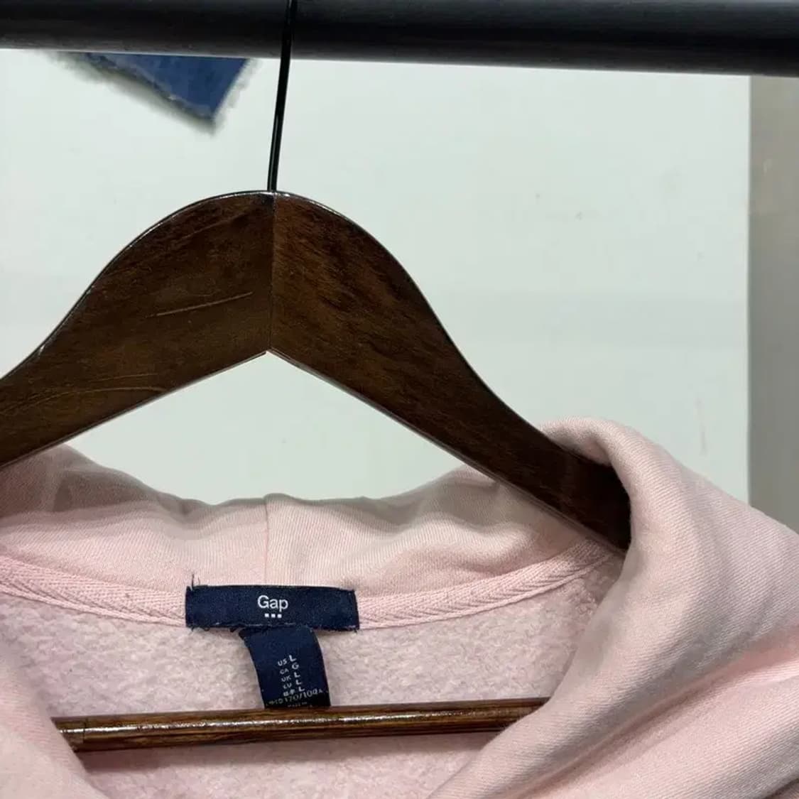(95) GAP 갭 여성 스트릿 핑크우유 기모 후드집업 자켓 상품이미지2