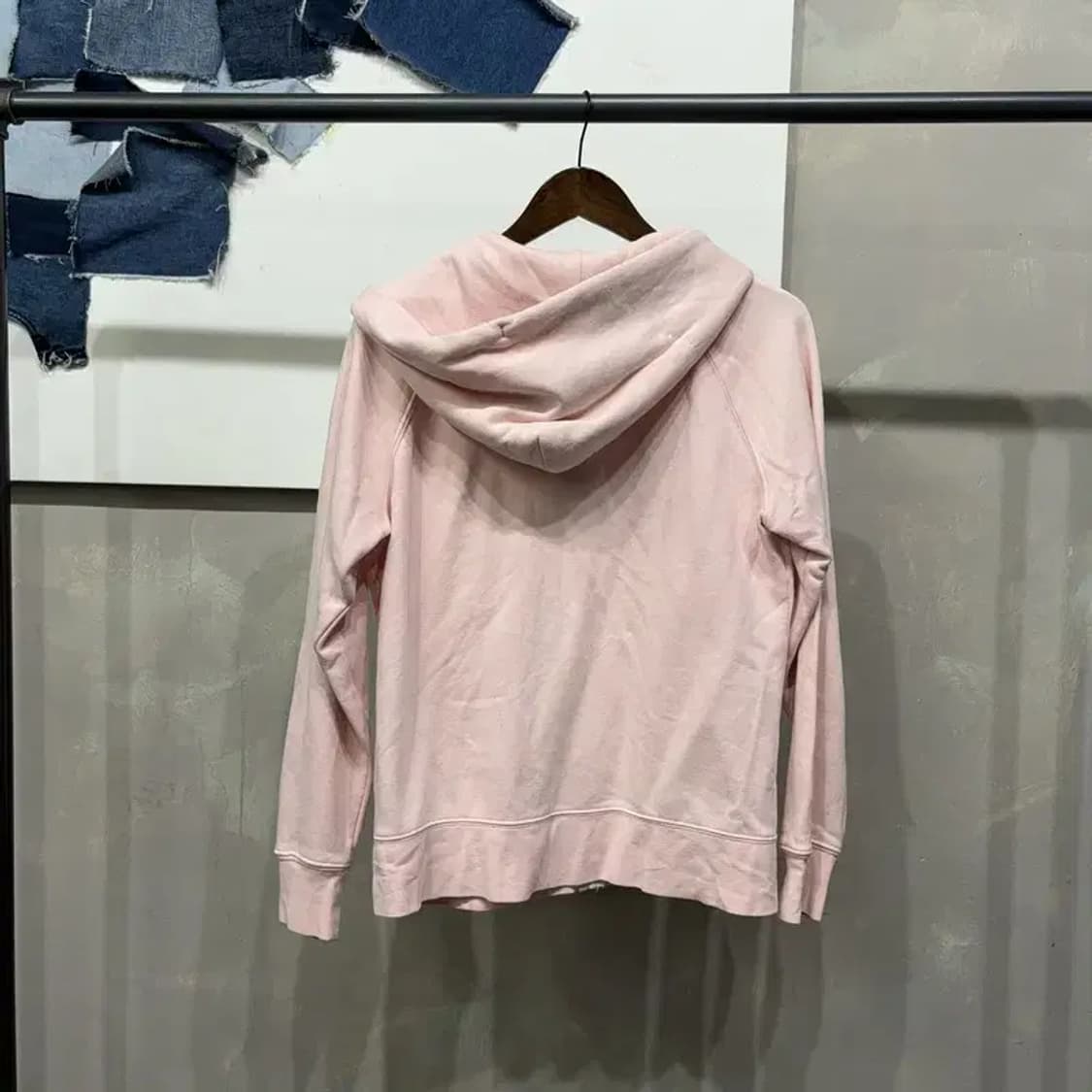 (95) GAP 갭 여성 스트릿 핑크우유 기모 후드집업 자켓 상품이미지4