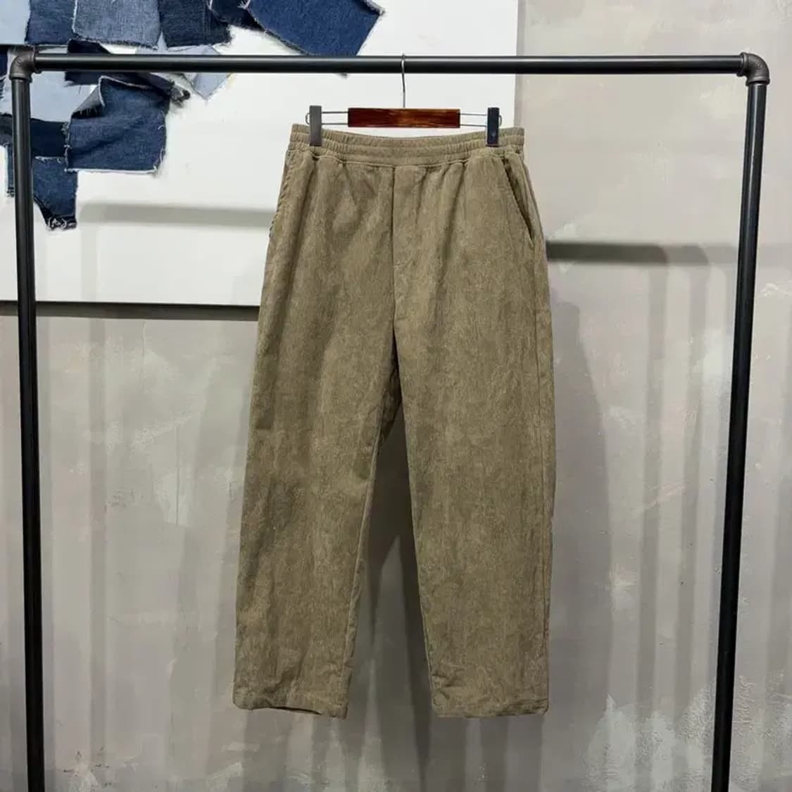 (28~30인치) 에디바우어 캐주얼 밴딩 팬츠 바지 상품이미지1