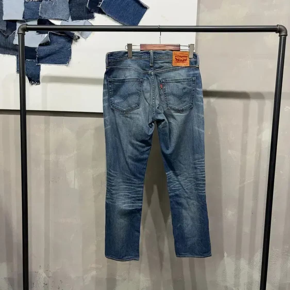 (32인치) 리바이스 511 빈티지 워싱 스판 청바지 데님팬츠 상품이미지3