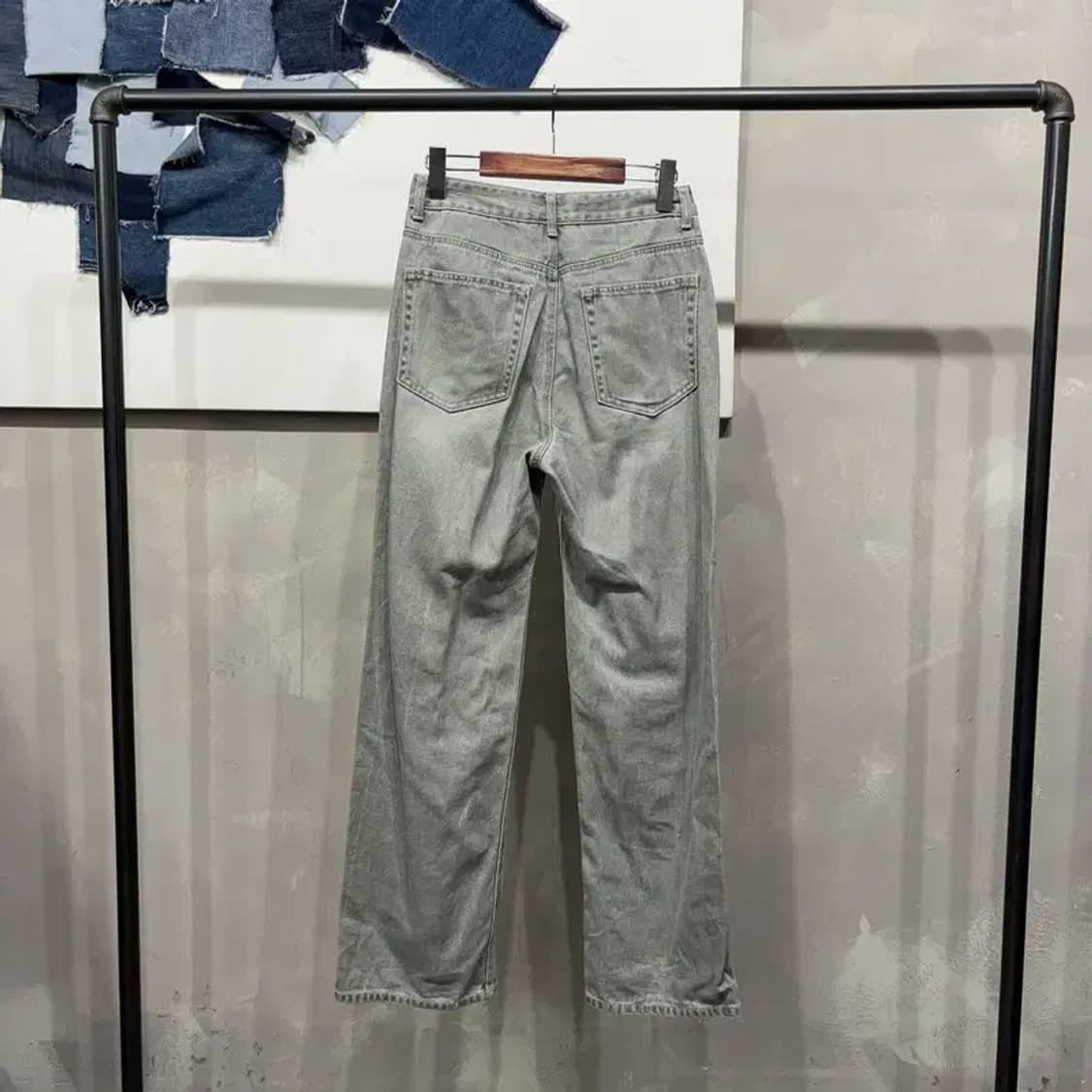 (25인치) 에잇세컨즈 여성 스트릿 코튼 카키 팬츠 바지 상품이미지3