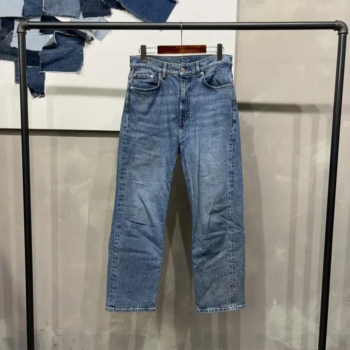 (29인치) 아르켓 미니멀리즘 스판 청바지 데님팬츠 상품이미지1