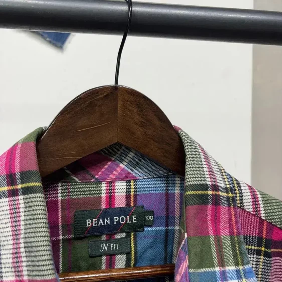 (100) 빈폴 캐주얼 클래식 슬림핏 체크셔츠 남방 상품이미지2