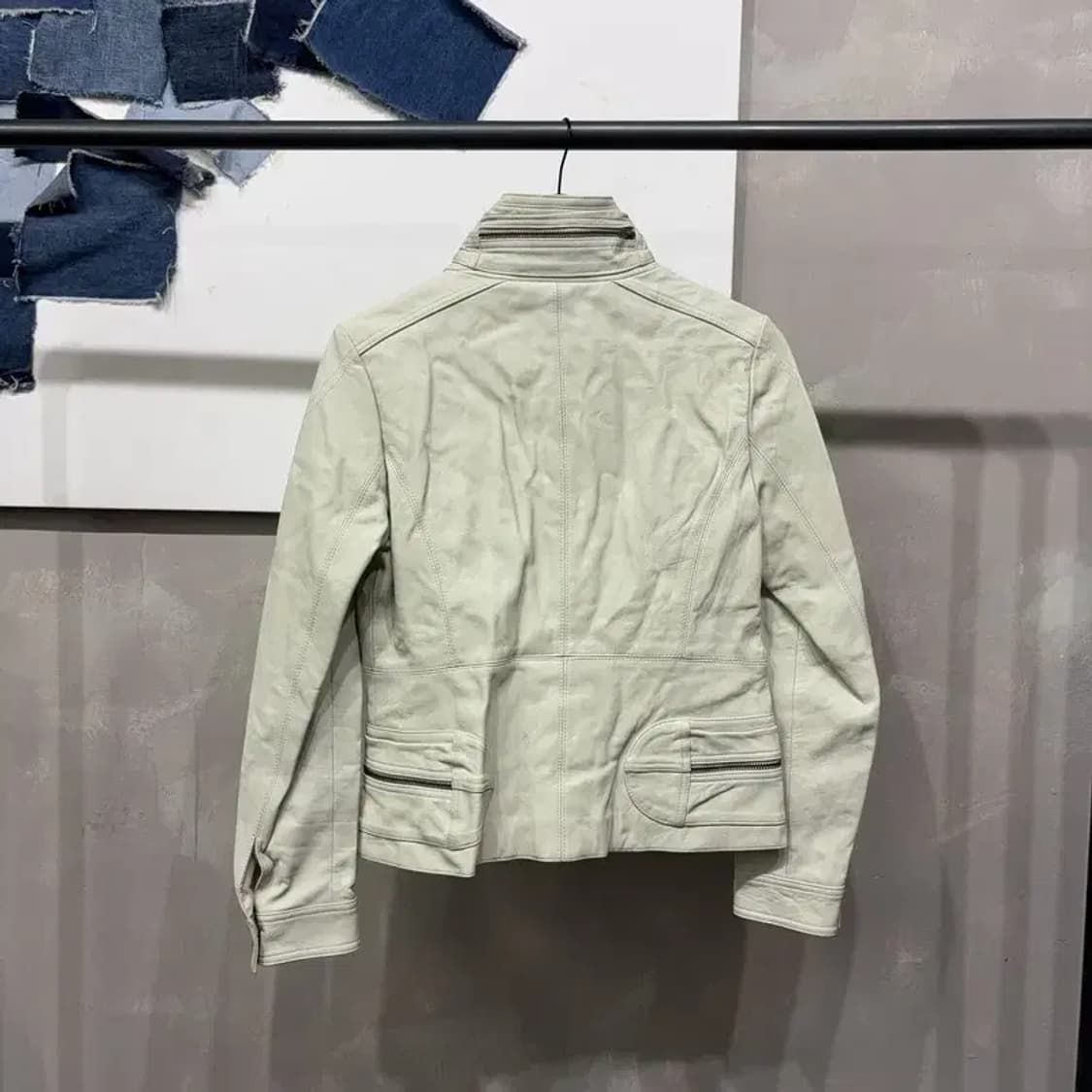 (66) 빈티지 여성 양가죽 자켓 상품이미지4