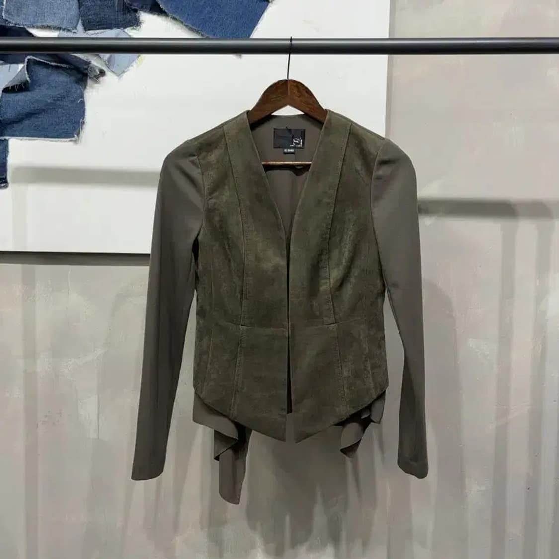 (85) SI 여성 캐주얼 빈티지 스웨이드 자켓 상품이미지1