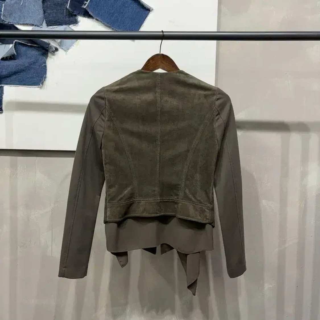 (85) SI 여성 캐주얼 빈티지 스웨이드 자켓 상품이미지4